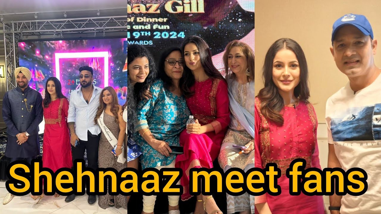 Shehnaaz gill mile apni fans se america main #shehnaazgill