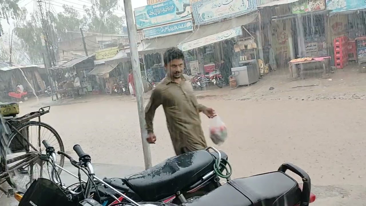 Rain in Visanday wali Muzaffar garh