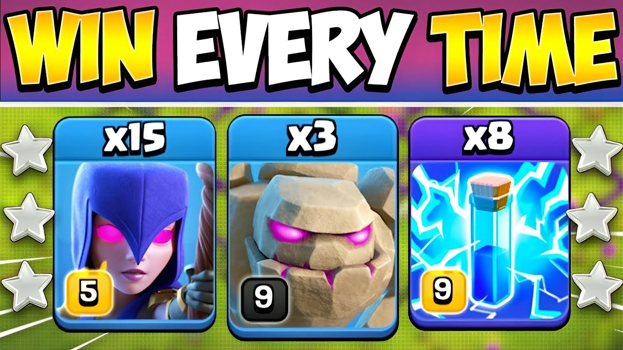 EASIEST ATTACK OF TH12 | Th12 Zap Witch Attack Strategy | Best Town Hall 12 Witch Attack