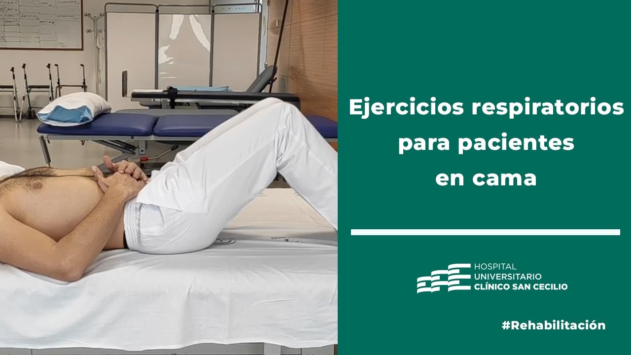 Ejercicios respiratorios para pacientes en cama