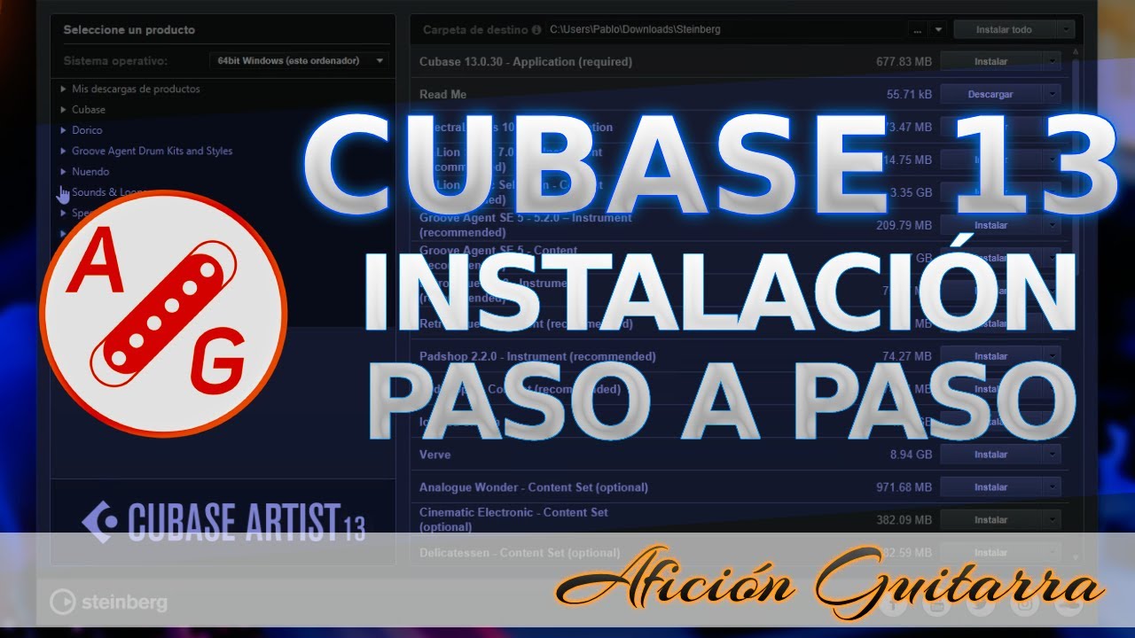 Cubase - Descargar, instalar y activar paso a paso