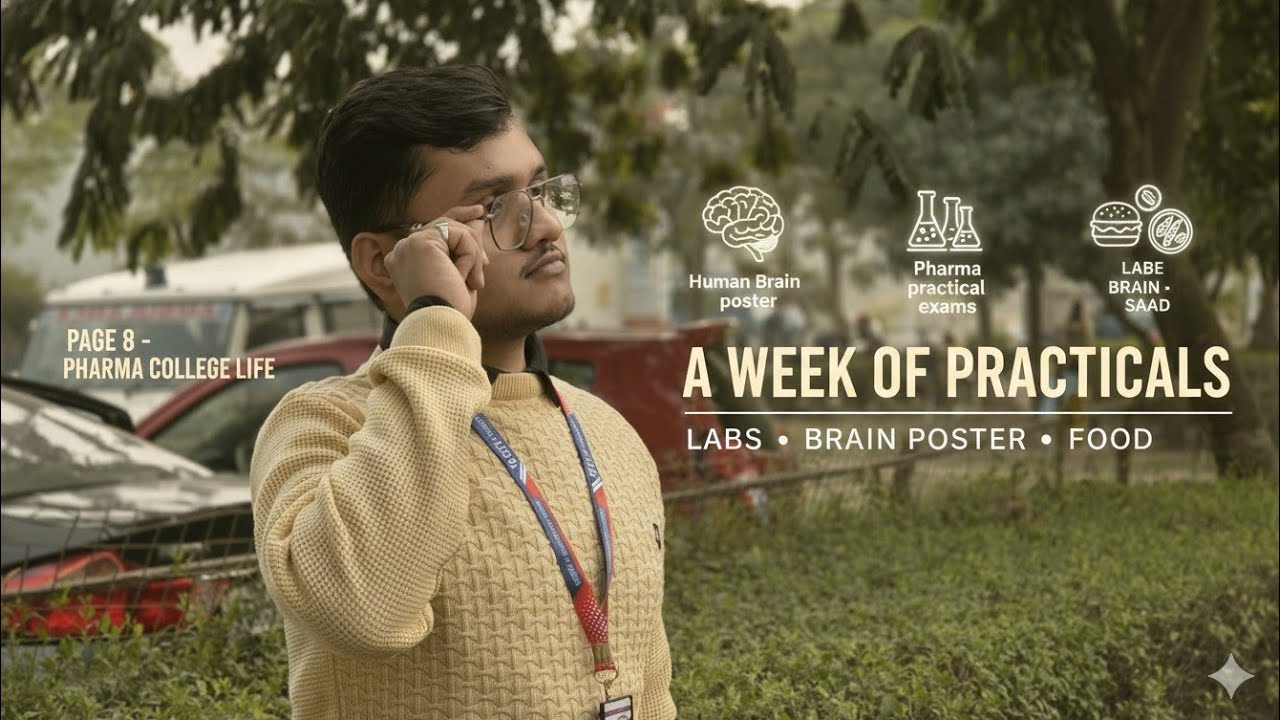 Page 8 | Exams, Posters & Food — A Pharma College Week
