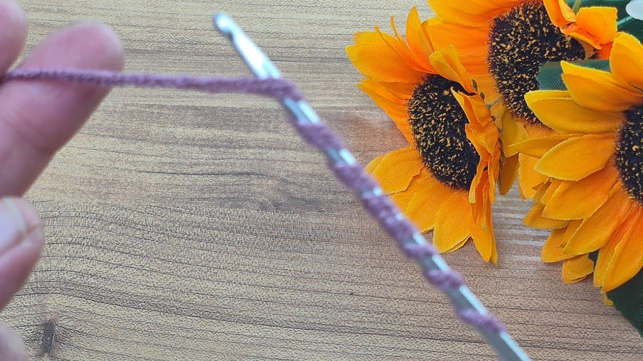 ⭐️wow⭐️ Very easy two-color crochet motif model explanation #crochet #knitting