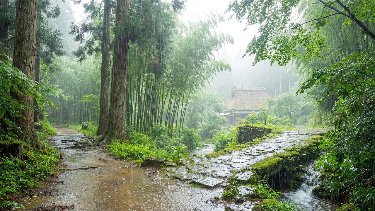 Rain Sounds for Calm Focus and Deep Sleep | Forest Nature Ambience