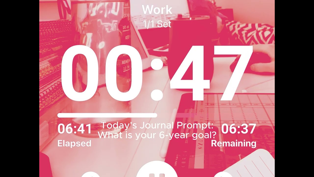 Mini Pomodoro sessions for intense ADHD training, with built-in journal prompts -Day 100