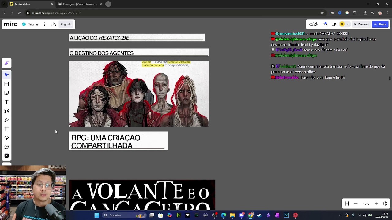 Continuando Arquivos Secretos de Ordem Paranormal