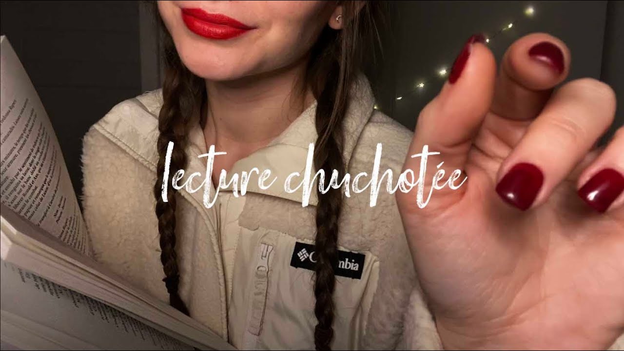 ASMR FR - Lecture chuchotée (Le portail d'Athénor, Chap.1) 🍂 + crépitement du feu