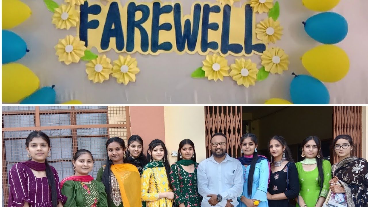 #FAREWELL PARTY OF 10TH CLASS #      AT SACRED HEART SCHOOL PUNGA.TALKING WITH STUDENTS .