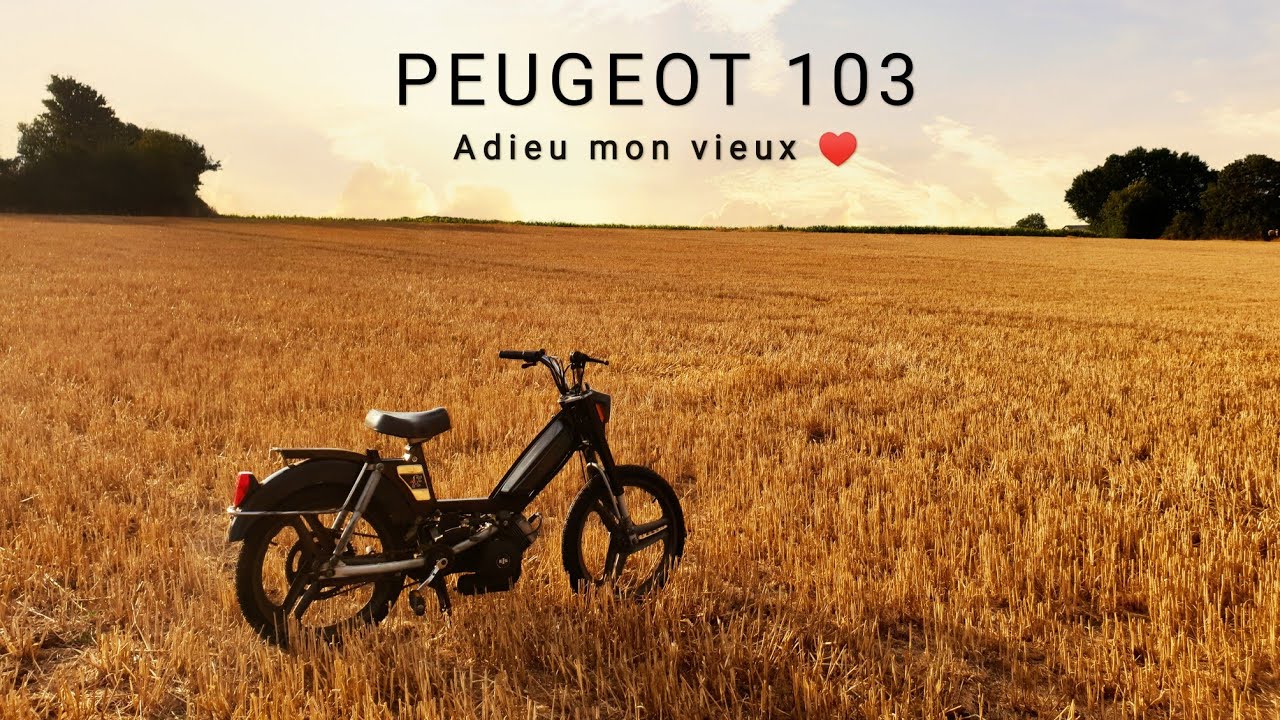 Je refais mon Peugeot 103 pour le vendre ... 😭💔