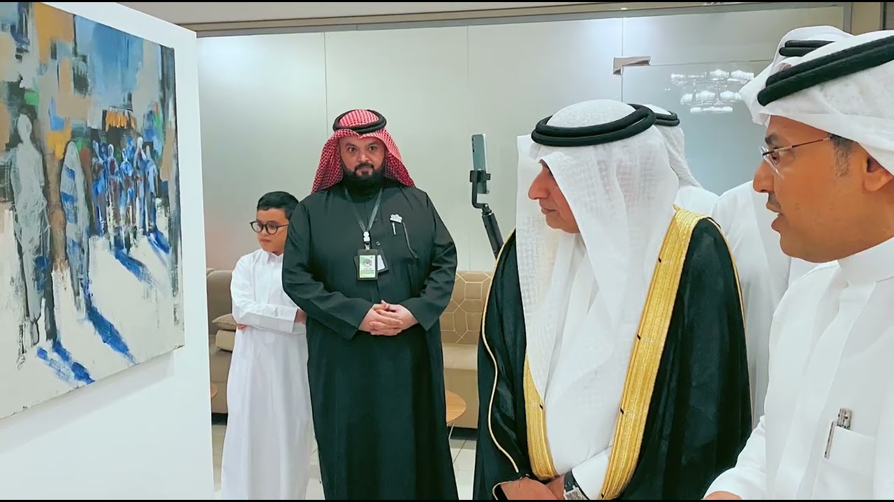 المعرض الثنائي ( مساءات ديسمبر ) للفنانين : أ . خالد بن عمر بايونس _ أ . عبدالله بن منير القثامي 