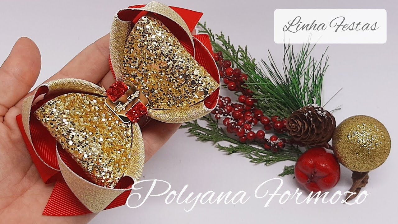 Laço Amora Coleção Natal 🌲 By Poly Formozo