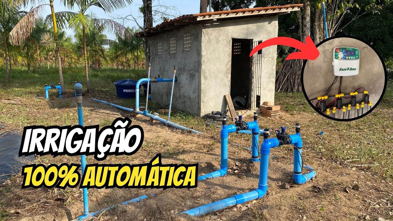 Como AUTOMATIZAMOS nosso sistema de irrigação
