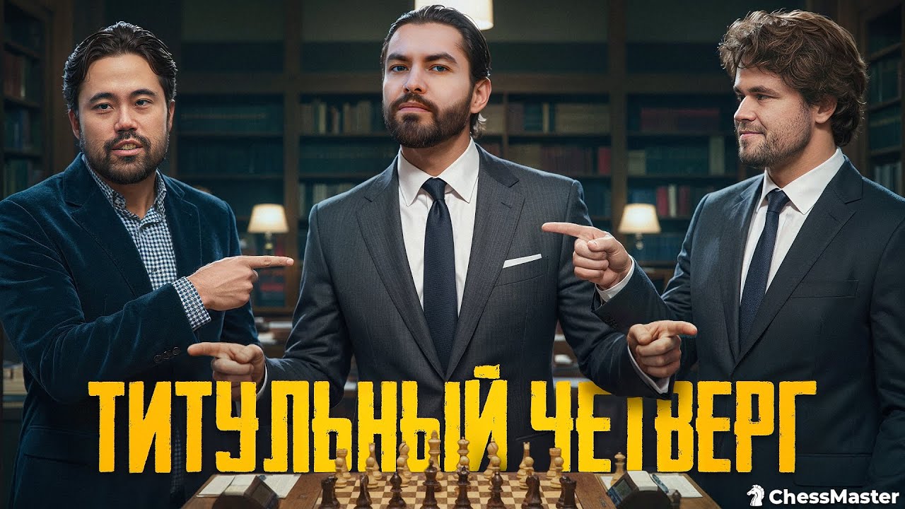 Титульный четверг! Битва с Магнусом и Хикару. 5.02.2026