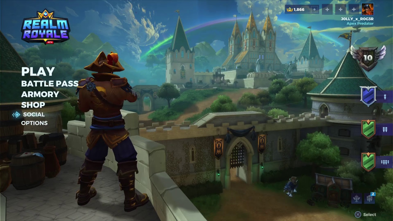 REALM ROYALE PS4 NEW UPDATE AND BATTLE PASS