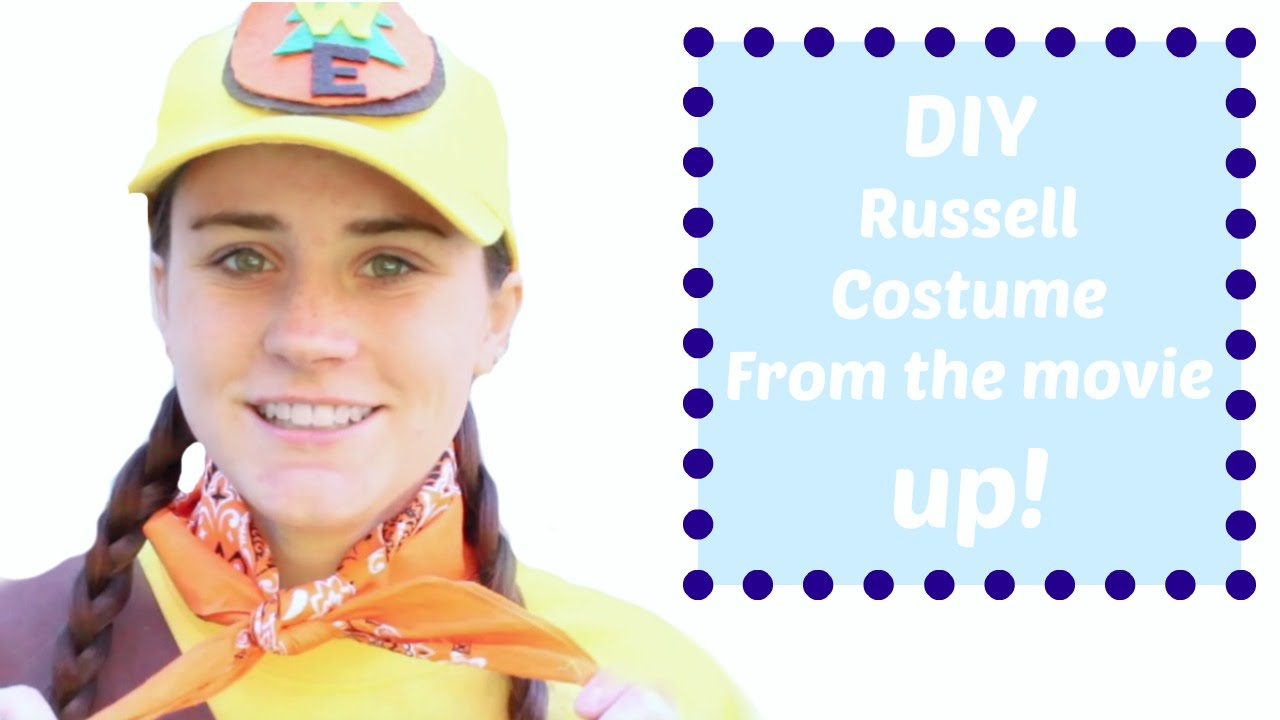 DIY LAST MINUTE RUSSELL COSTUME FROM THE DISNEY MOVIE UP! | Allie Young