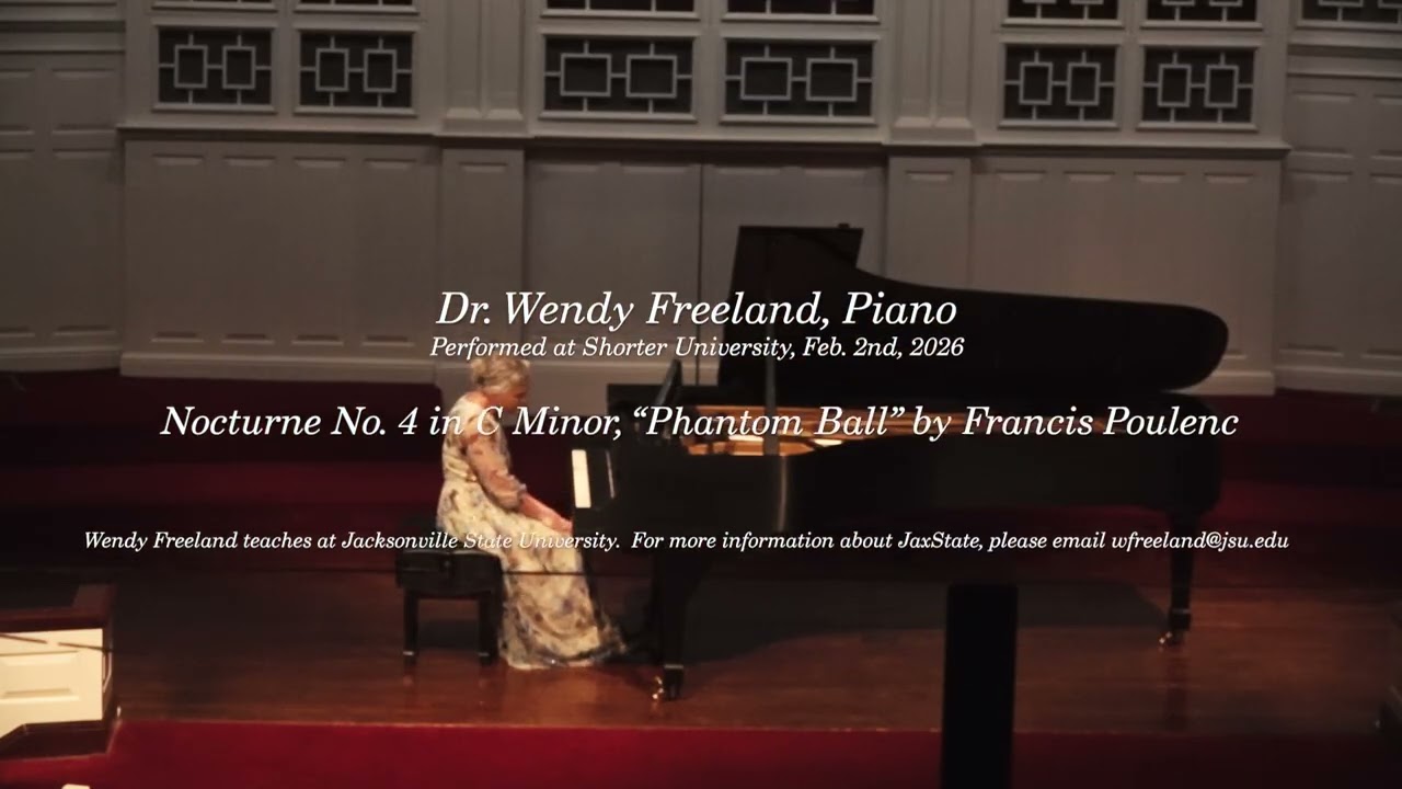 Dr. Wendy Freeland, Nocturne No 4 in C Minor, 