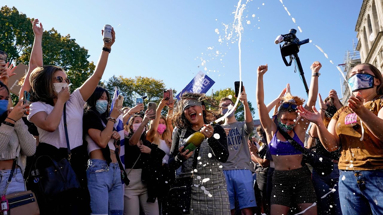 Celebrations in the US as Joe Biden wins Presidential Election