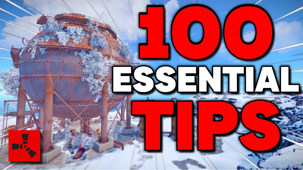 100 ESSENTIAL Tips for ALL Monuments in Rust!