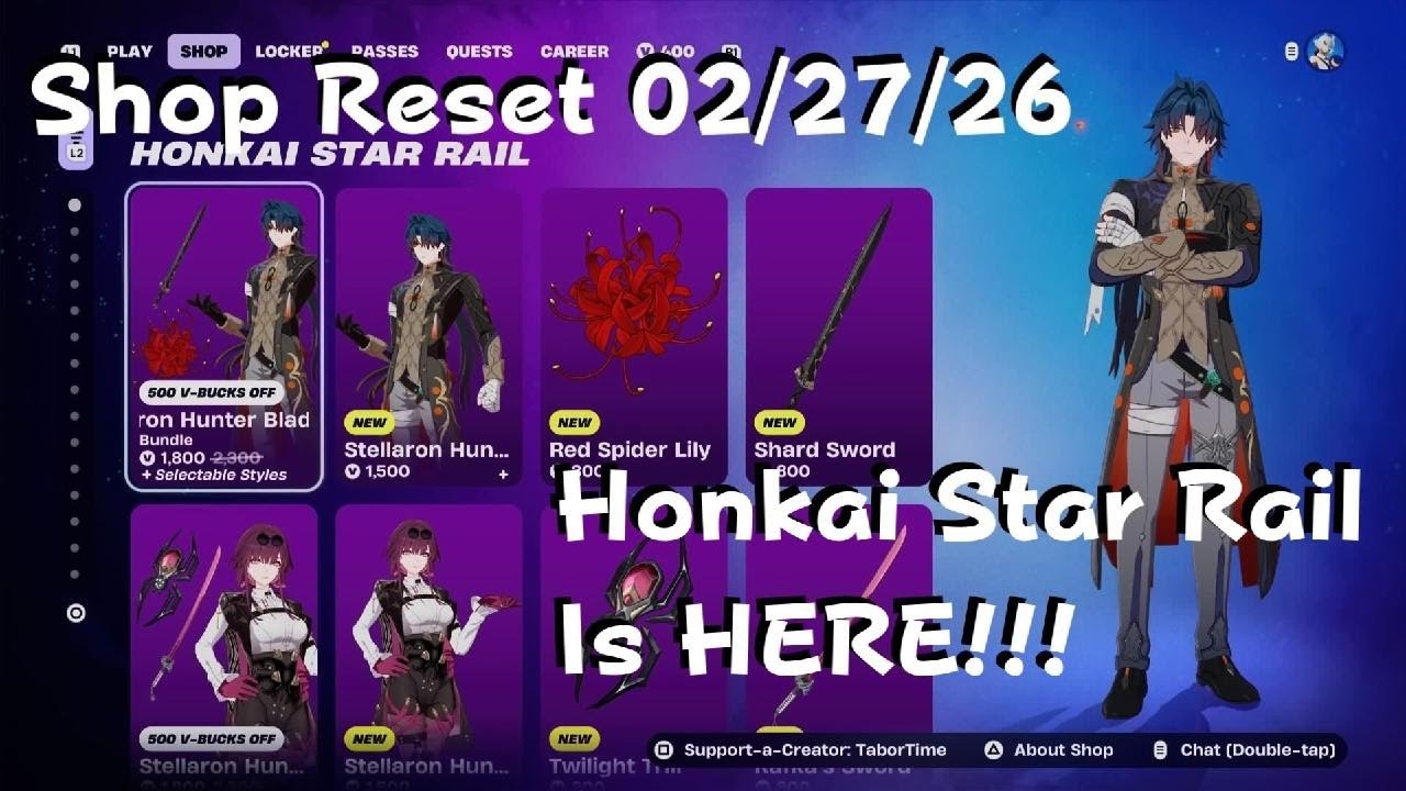 #HonkaiStarRail X #Fortnite IS HERE!!!