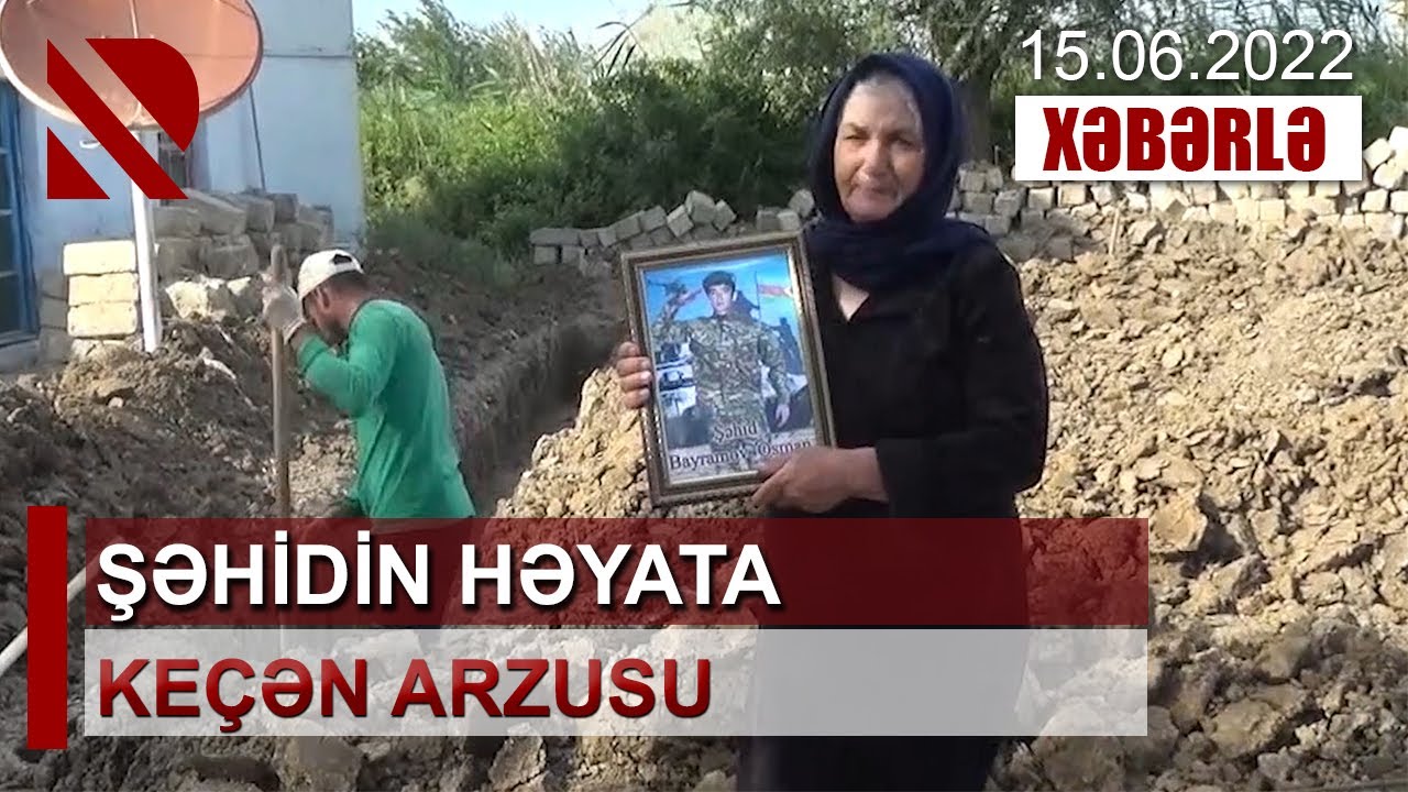 Şəhidin həyata keçən arzusu - Şəhid Osman Bayramovun valideynləri üçün ev tikilir