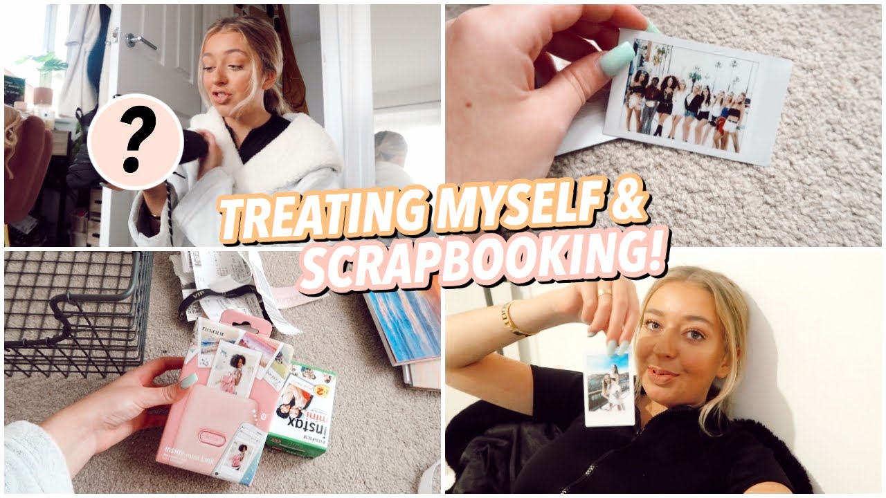 TREATING MYSELF TO WHAT?! AND STARTING MY SCRAPBOOK!!