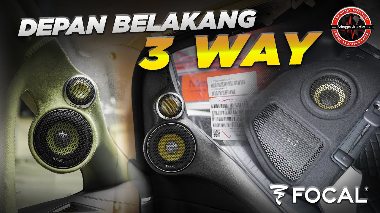 KEMEWAHAN FOCAL ES 165 KX3 DI SELURUH KABIN TOYOTA ALPHARD! SISTEM AUDIO 12.1