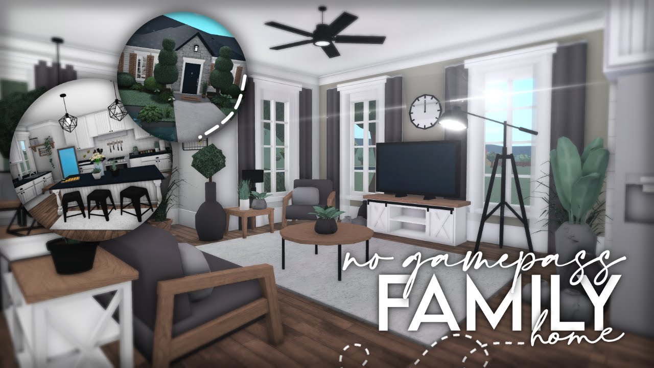 Bloxburg | NO GAMEPASS Family Home | 115k | Speedbuild