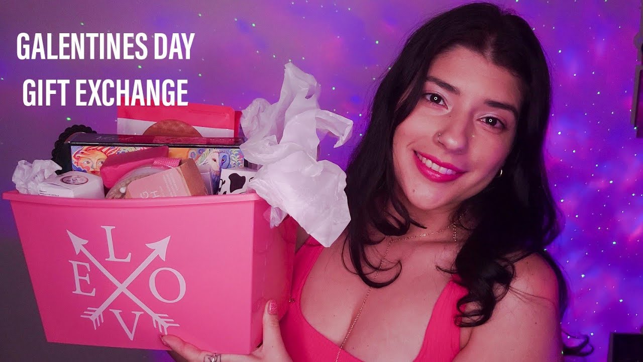 ASMR ❤️ GALENTINES DAY GIFT EXCHANGE FROM @explaurenasmr
