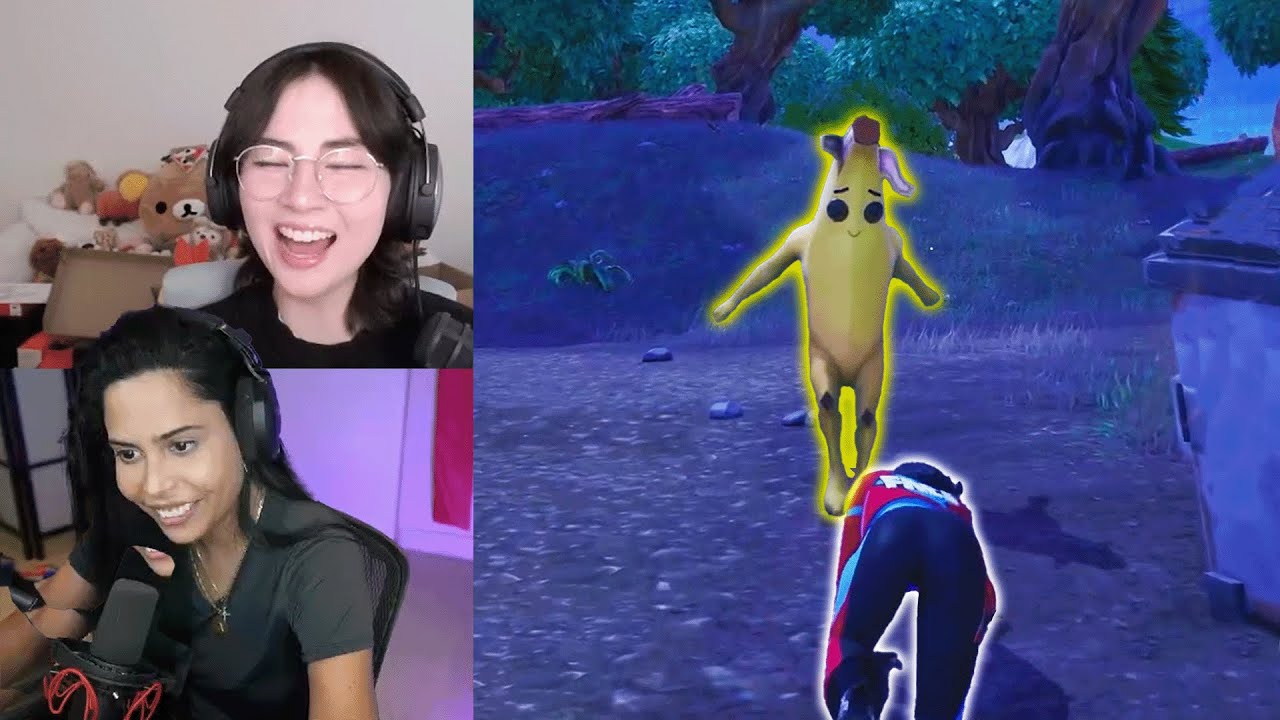 Kyedae Tries FORTNITE with Chica for the First Time