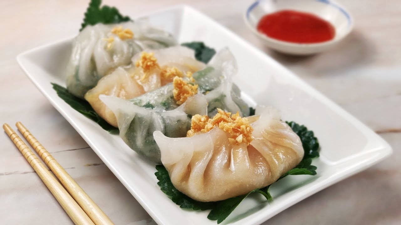 Chai Kuih (Crystal Dumplings) with Jimaca & Chives Filling 🥟 水晶菜粿，沙葛粿和韭菜粿的詳細做法 [My Lovely Recipes]