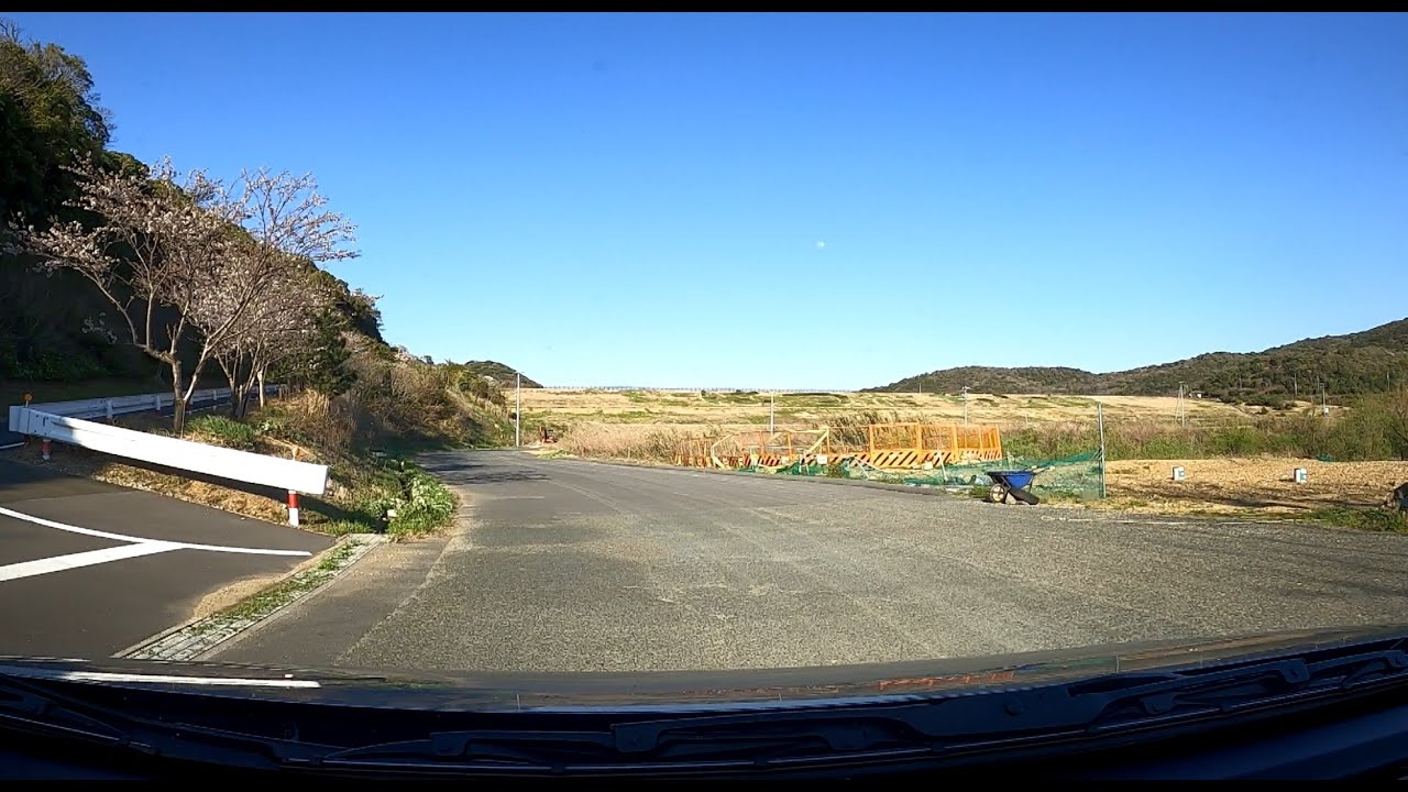 初立池（愛知県田原市）※車載動画です