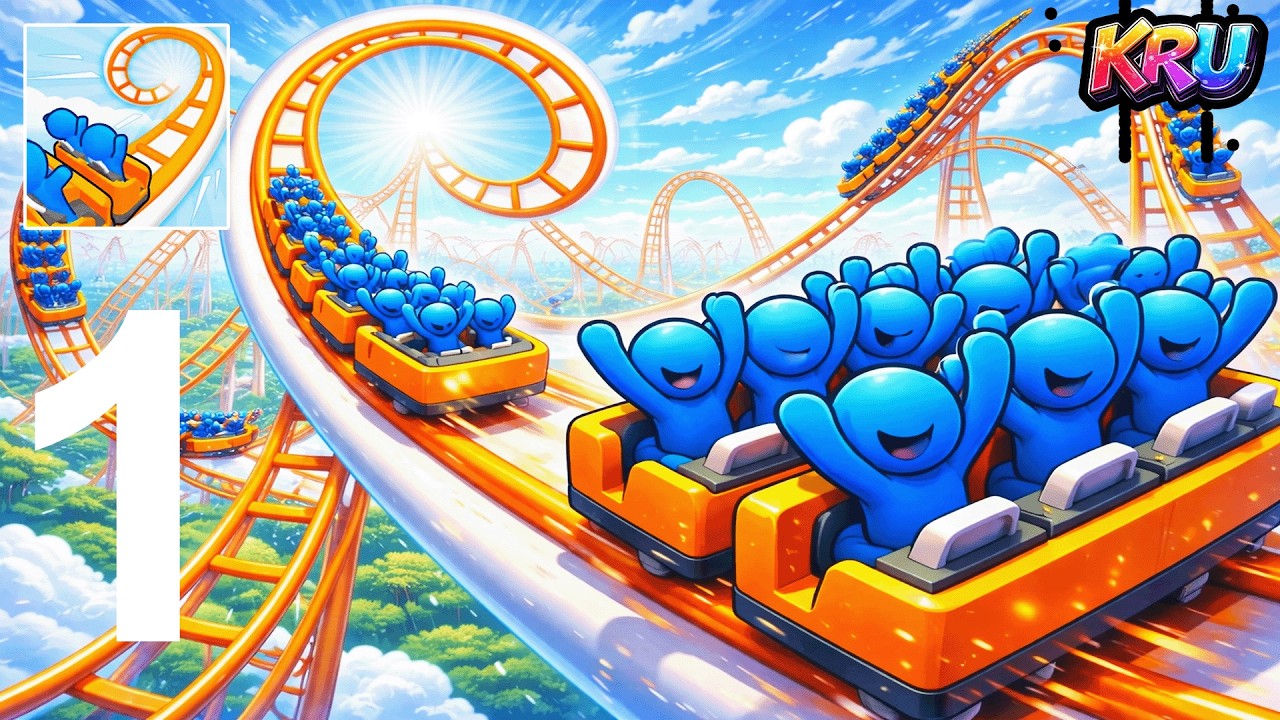 Runner Coaster  Walkthrough Part 1 - Level 1-12 (Gameplay iOS, Android)