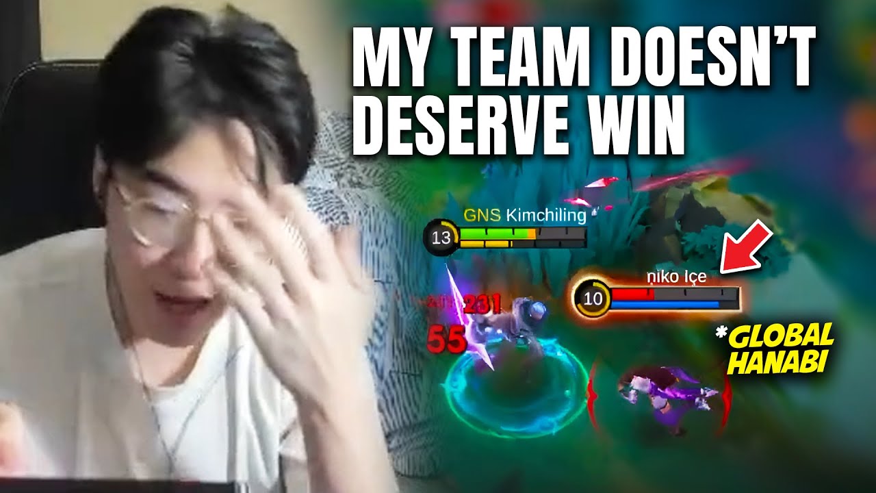 Hoon & His Team Gave Up Against Global Crit Build Hanabi | Mobile Legends Highlights