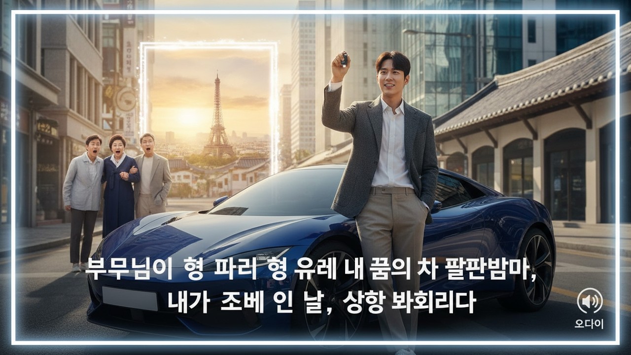 부모는 형의 파리 여행을 위해 내 드림카를 팔았다, 하지만 귀가한 날 판은 바뀌었다
