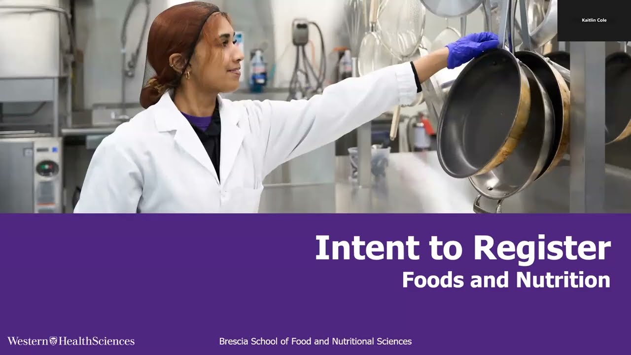 Brescia School of Food and Nutritional Sciences - Foods and Nutrition ITR Session, February 2025