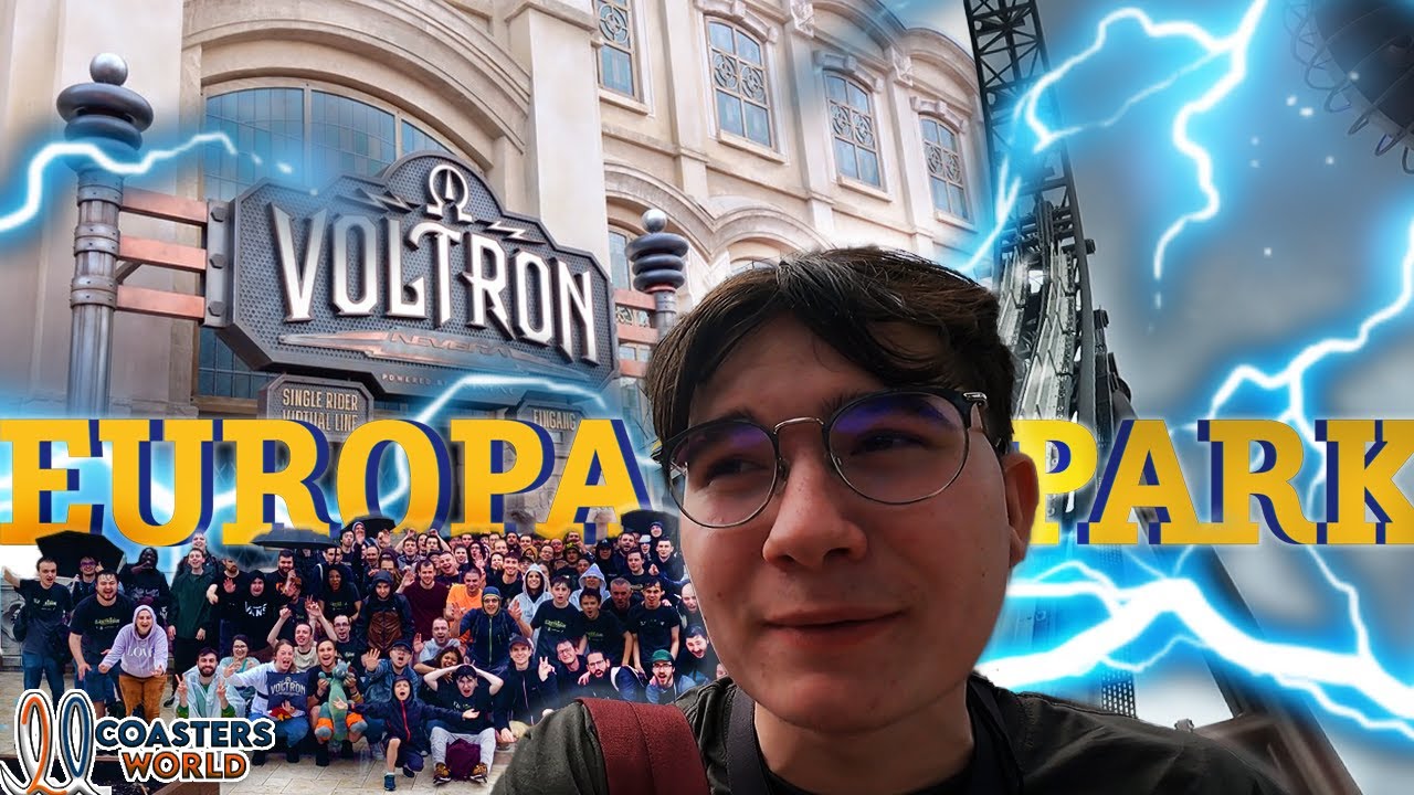 🇩🇪 DECOUVERTE DE VOLTRON & MEETING COASTERWORLD A EUROPAPARK !!! ⚡️