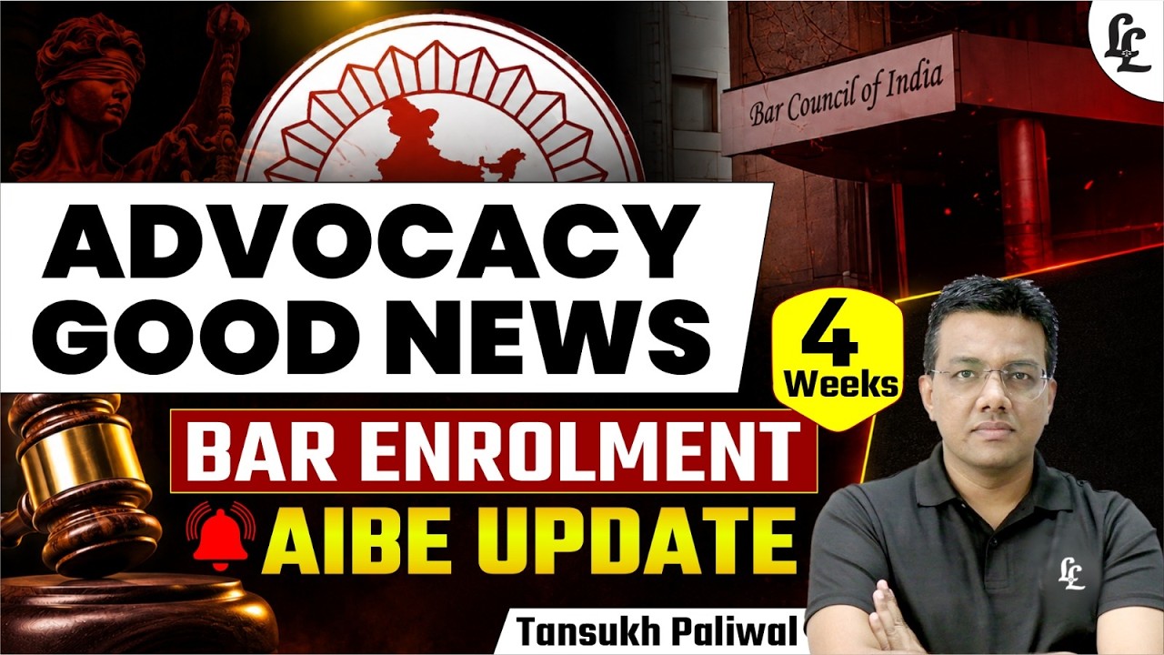 AIBE Update: Bar Enrollment Status (Advocacy Good News) | Linking Laws