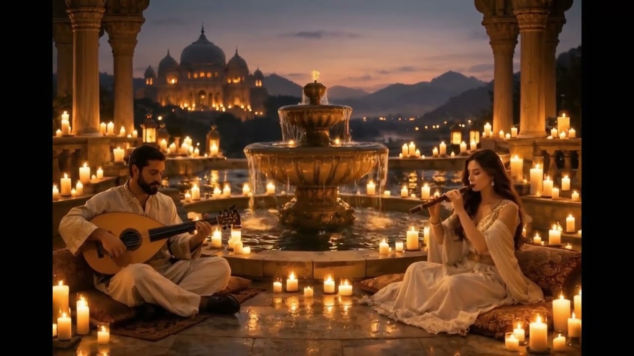 Sacred Duet by Candlelight — acoustic guitar & Sopilka Ambient (2 Hours)