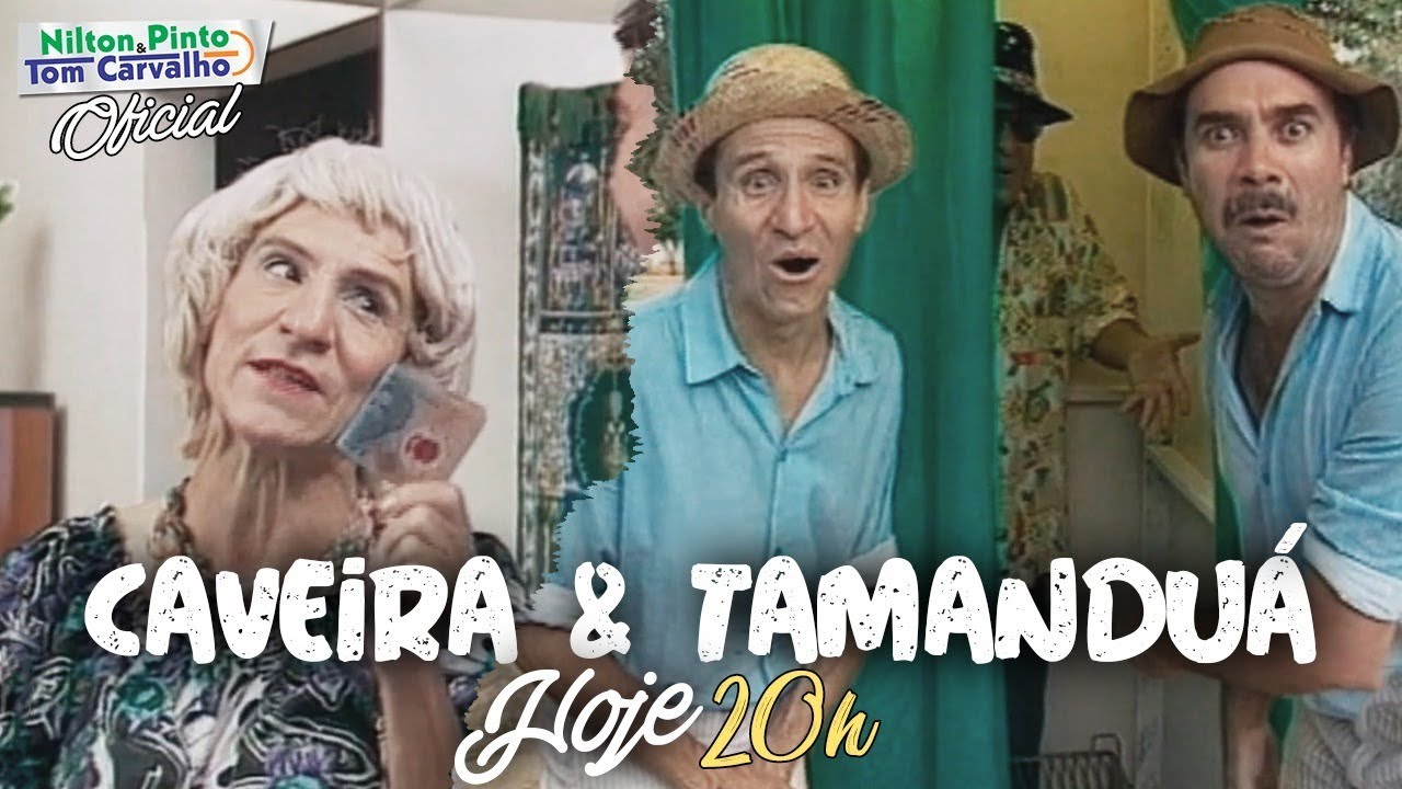 FILME A CAVEIRA E O TAMANDUÁ | CURTA METRAGEM COM NILTON PINTO E TOM CARVALHO