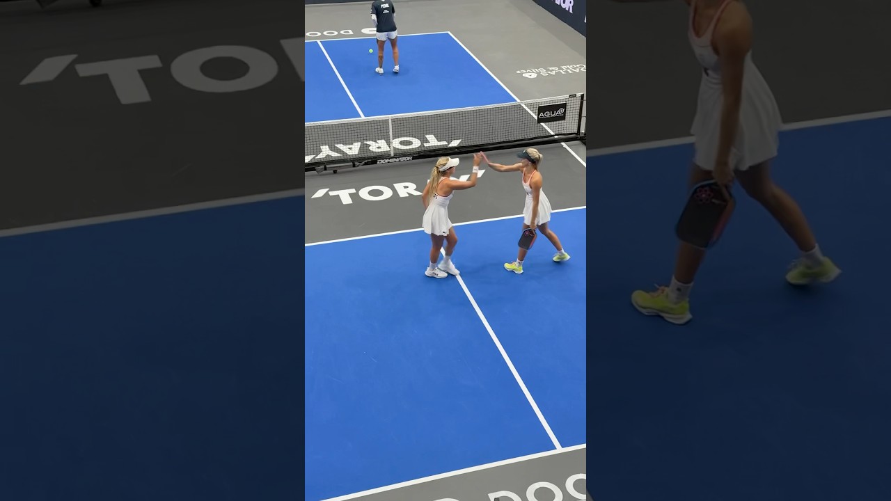 Anna Leigh Waters and Meghan Dizon are an unstoppable pickleball duo this weekend 🤯