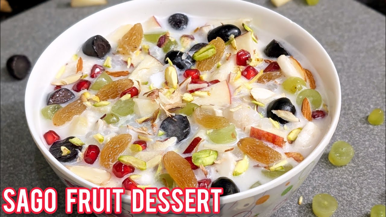 Sago Fruit Dessert Recipe🫐 | Ramadan Iftaari Special🌆| #SabirMunifa