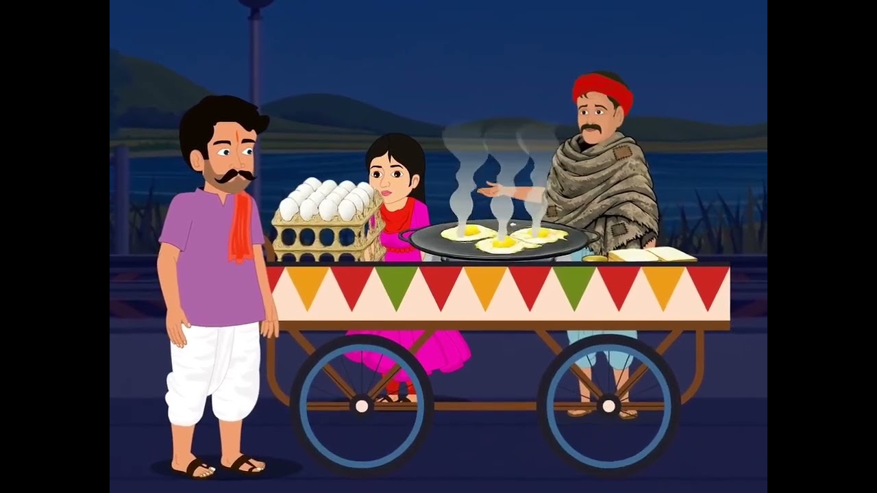गरीबी और इंसानियत | Emotional Hindi Cartoon Story🙏#hindikhaniya   #storiesinhindi #khaniya #trending