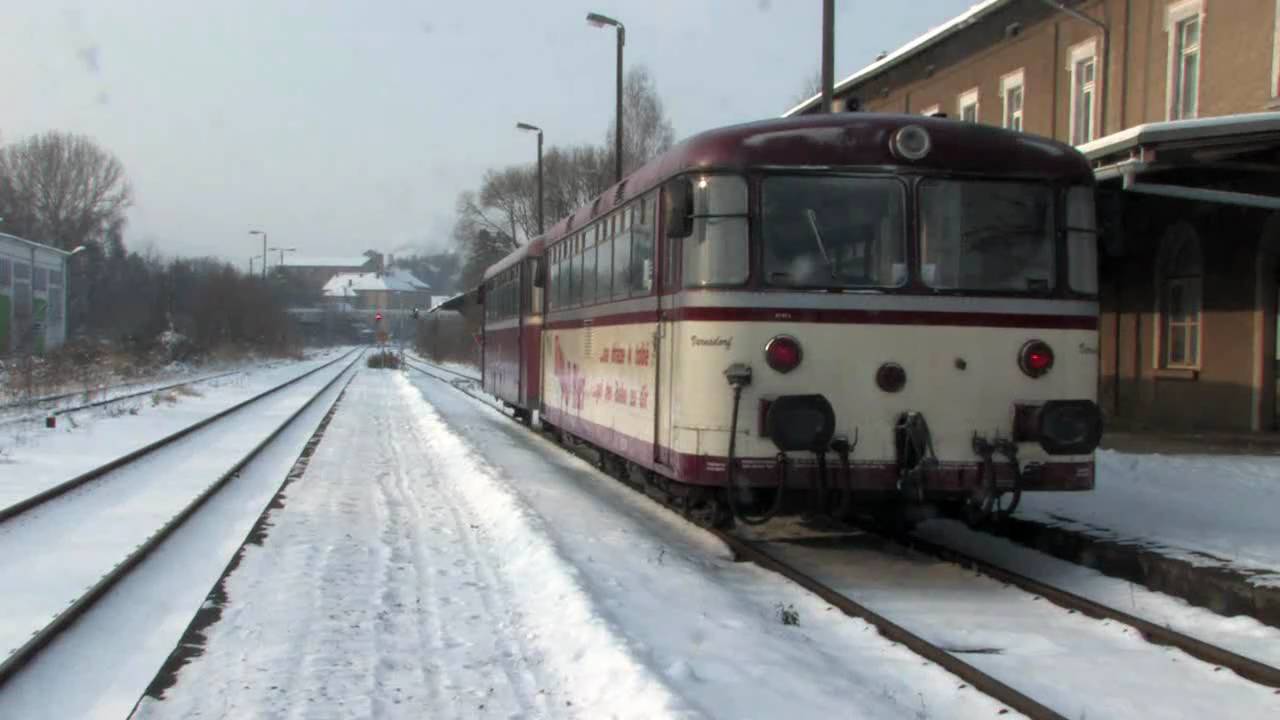 Ürdinger im Schnee (1) / Uerdinger ve sněhu (1) - Mandaubahn (2009, HD)