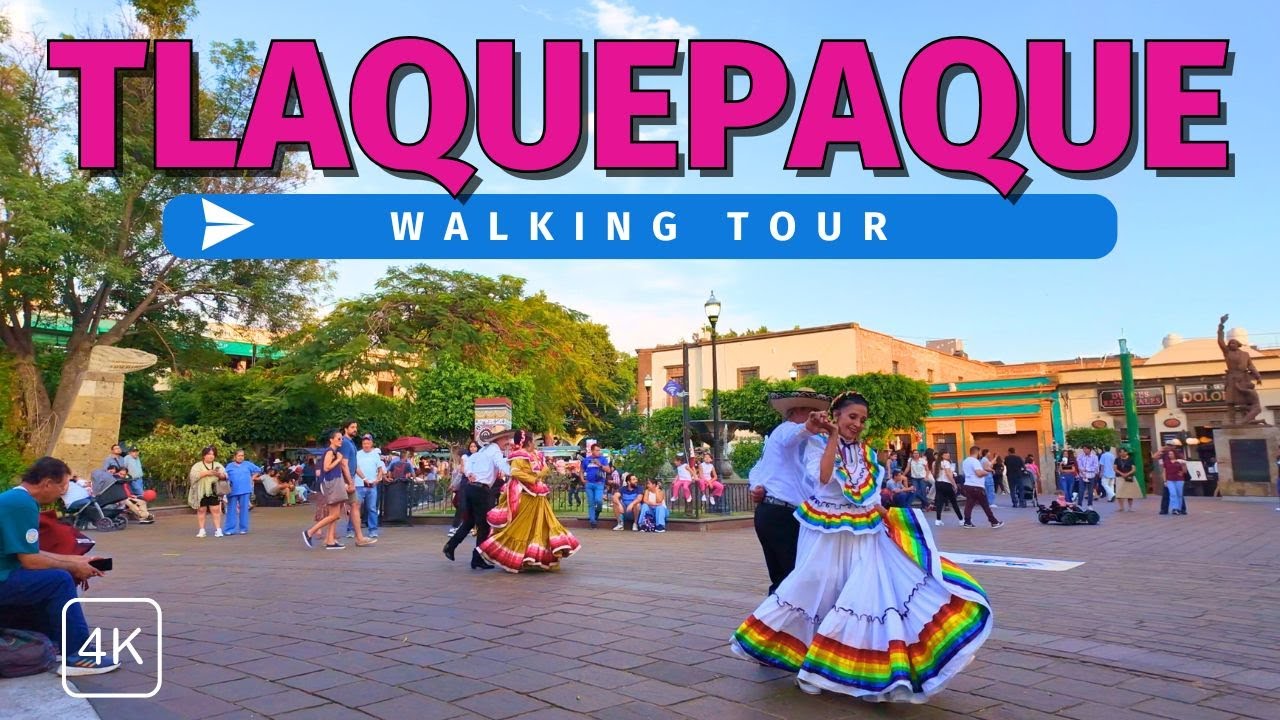 Tlaquepaque 🇲🇽 Walking Tour | Day to Night in this Magical Town of Guadalajara in 4K w/ Captions