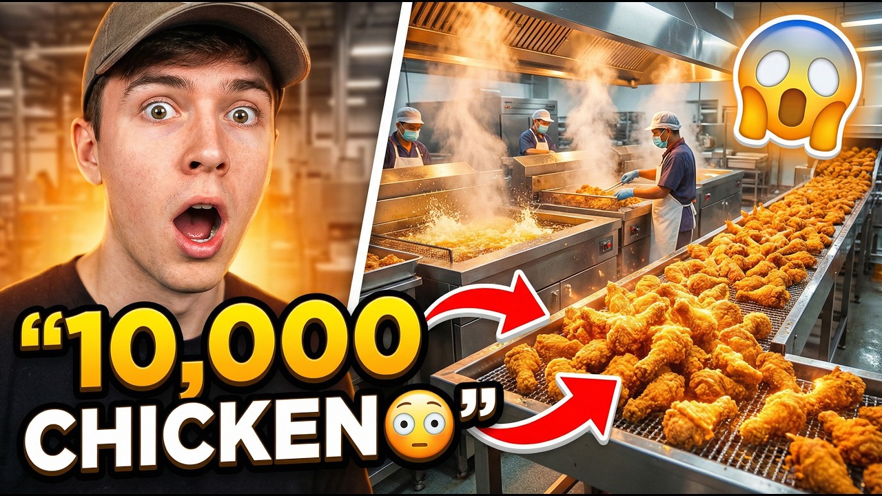 How Fried Chicken Is Mass-Produced | Inside a Modern Food Factory