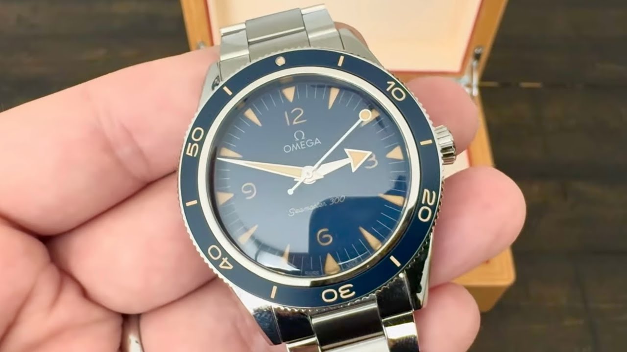 Краткий обзор Omega Seamaster 300 Heritage Edition с синим циферблатом