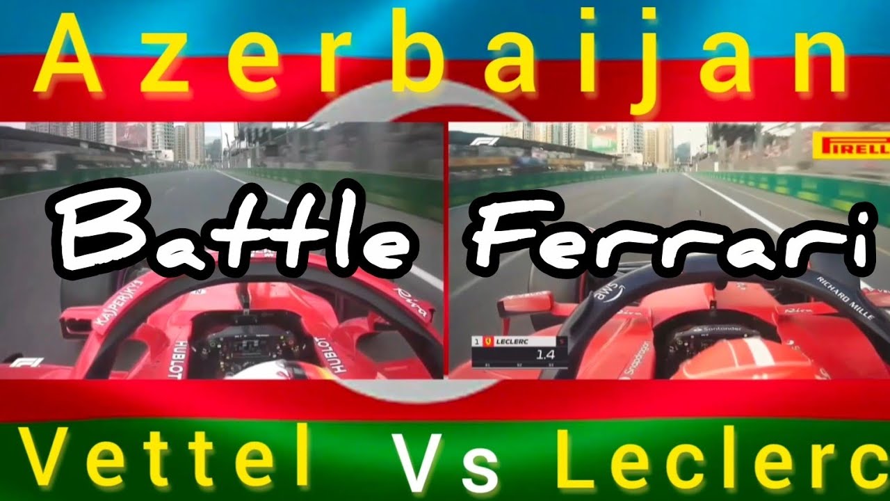 F1.   GP Azerbaijan. Pole lap. 2018vs2022 (Vettel Vs Leclerc).