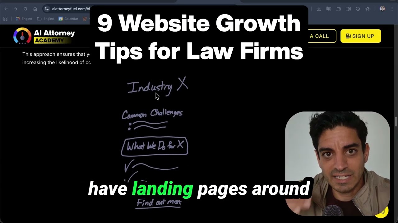 9 Website Growth Tips for Law Firms