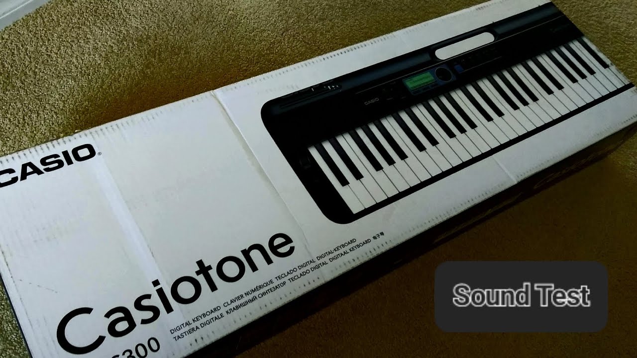Casio CT S300 Sound demo