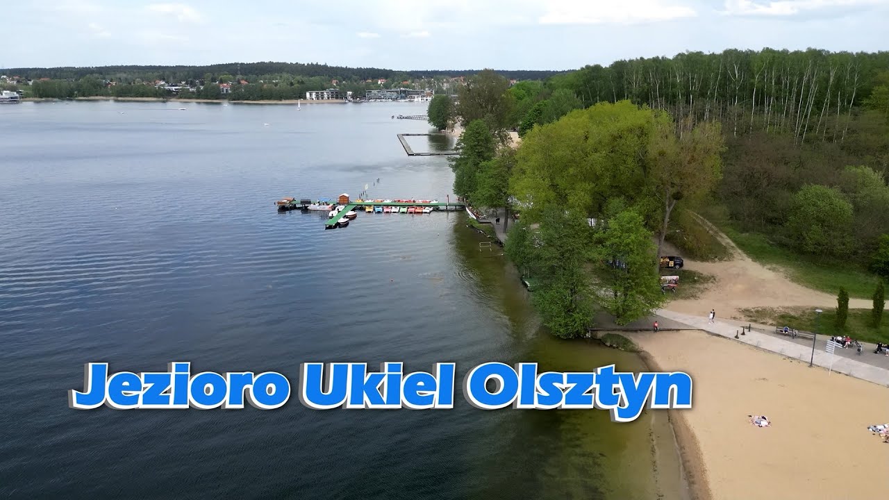 Olsztyn 2023. Dron. Jezioro Ukiel